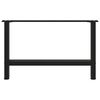 vidaXL Nohy konferenčn&iacute;ho stolku čern&eacute; 2 ks 70 x (42-43) cm ocelov&eacute;
