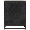 vidaXL Nočn&iacute; stolek čern&yacute; 40 x 30 x 50 cm masivn&iacute; ak&aacute;cie a mangovn&iacute;k