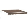vidaXL Stahovac&iacute; mark&yacute;za Taupe 600 &times; 300 cm L&aacute;tka a hlin&iacute;k