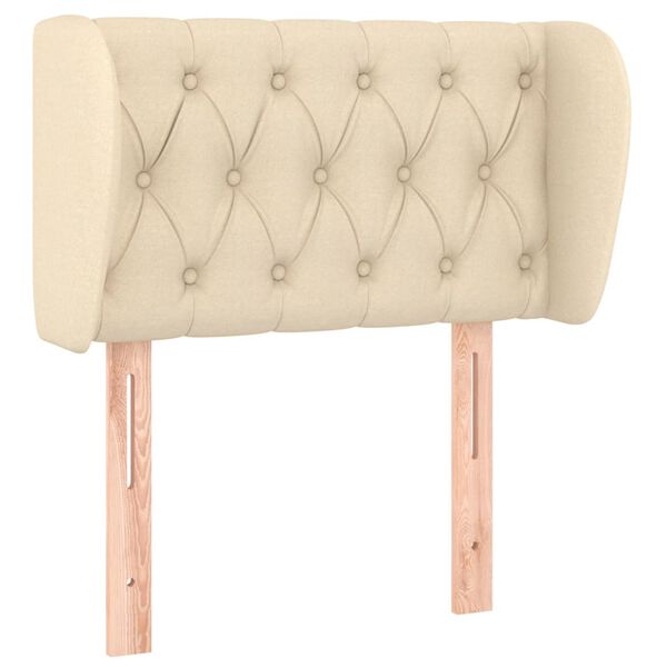 vidaXL Čelo postele typu u&scaron;&aacute;k kr&eacute;mov&eacute; 83x23x78/88 cm textil