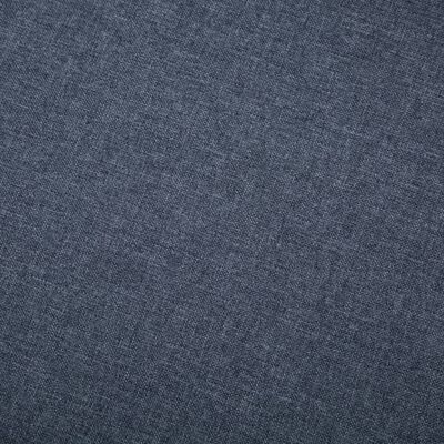 vidaXL 3místná pohovka s textilním čalouněním tmavě šedá