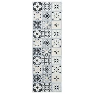 vidaXL Běhoun ORIZ 1150 gsm &Scaron;ed&aacute; a čern&aacute;