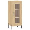 vidaXL Skř&iacute;ň highboard dub sonoma 34,5 x 34 x 180 cm kompozitn&iacute; dřevo