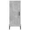 vidaXL Skř&iacute;ň highboard betonově &scaron;ed&aacute; 34,5x34x180 cm kompozitn&iacute; dřevo