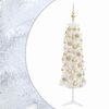 vidaXL &Scaron;t&iacute;hl&yacute; uměl&yacute; v&aacute;nočn&iacute; stromek s v&aacute;nočn&iacute;mi koulemi 120 cm 150 LED