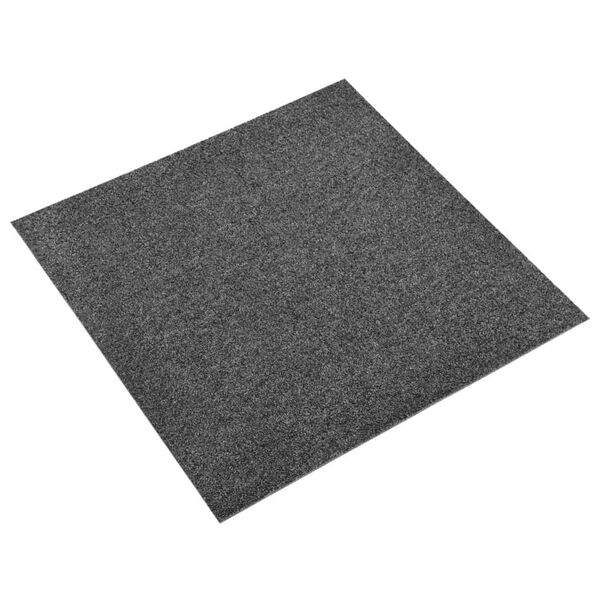 vidaXL Koberec 20 pcs Antracit 50 x 50 cm 100% polypropylen
