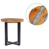 vidaXL Konferenčn&iacute; stolek 40 x 45 cm masivn&iacute; teak a polyresin