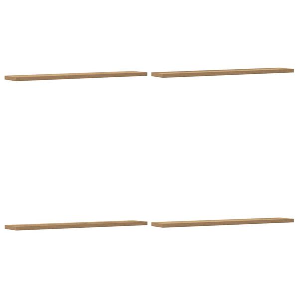 vidaXL N&aacute;stěnn&eacute; police 4 ks dub artisan 60x20x1,5 cm kompozitn&iacute; dřevo