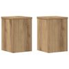 vidaXL Stojany na rostliny 2 ks dub artisan 20 x 20 x 30 cm kompozit