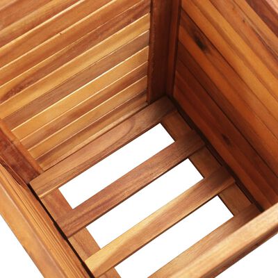 vidaXL Sada vyvýšených záhonů 3 ks čtvercová masivní akáciové dřevo