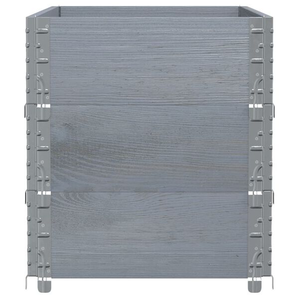 vidaXL Zahradn&iacute; truhl&iacute;k &scaron;ed&yacute; 100 x 50 cm masivn&iacute; borov&eacute; dřevo