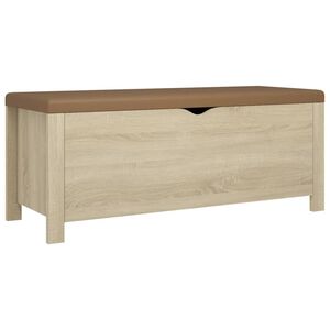 vidaXL &Uacute;ložn&yacute; box s podu&scaron;kou dub sonoma 105x40x45cm kompozitn&iacute; dřevo