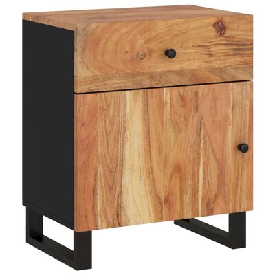 vidaXL Noční stolek 50x33x60 cm masivní akácie a kompozitní dřevo