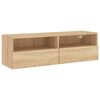 vidaXL N&aacute;stěnn&aacute; TV skř&iacute;ňka dub sonoma 100x30x30 cm kompozitn&iacute; dřevo