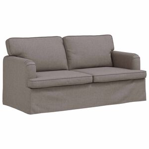 vidaXL Pohovka Taupe 162 x 80 x 85 cm textil