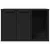 vidaXL Skř&iacute;ňka na kočič&iacute; z&aacute;chod čern&aacute; 60 x 40 x 40 cm kompozitn&iacute; dřevo