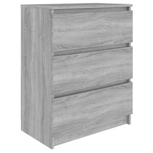 vidaXL Př&iacute;born&iacute;k &scaron;ed&yacute; sonoma 60 x 35 x 76 cm kompozitn&iacute; dřevo