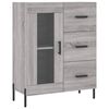 vidaXL Skříň highboard šedá sonoma 69,5 x 34 x 180 cm kompozitní dřevo