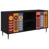 vidaXL Televizn&iacute; skř&iacute;ň ESSEN 102 x 33 x 51 cm Čern&yacute; dub