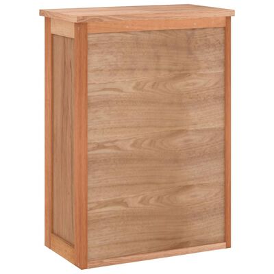 vidaXL Nástěnná koupelnová skříňka 42x23x60 cm masivní ořechové dřevo