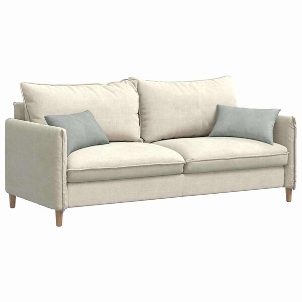 vidaXL Pohovkové polštáře 2 pcs Světle šedá 50 x 30 cm Žebrovaná látka