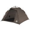 vidaXL Rybářský stan pro 4 osoby hnědý rychloupínací