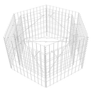 vidaXL &Scaron;estihrann&yacute; gabionov&yacute; vyv&yacute;&scaron;en&yacute; z&aacute;hon 100 x 90 x 50 cm