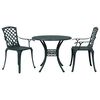 vidaXL 3d&iacute;ln&yacute; bistro set zelen&yacute; lit&yacute; hlin&iacute;k
