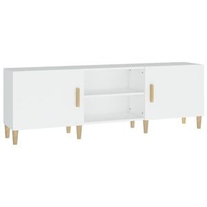 vidaXL TV skř&iacute;ňka b&iacute;l&aacute; 150 x 30 x 50 cm kompozitn&iacute; dřevo