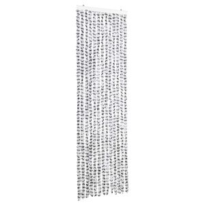 vidaXL Z&aacute;věs proti hmyzu světle a tmavě &scaron;ed&yacute; 56 x 185 cm Chenille