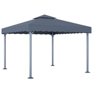 vidaXL Alt&aacute;n 300 x 300 cm antracitov&yacute; hlin&iacute;k