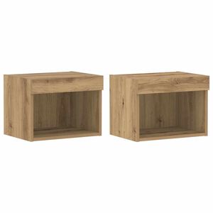 vidaXL Sestava TV skř&iacute;něk 2 pcs Artisanov&yacute; dub 40 x 30 x 30 cm