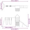 vidaXL Dětsk&eacute; hři&scaron;tě na zahradu masivn&iacute; dřevo douglasky