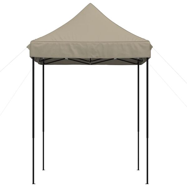 vidaXL Skládací party stan pop-up taupe 200 x 200 x 306 cm