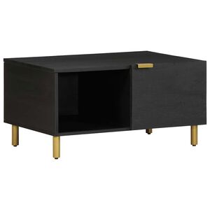vidaXL Konferenčn&iacute; stolek čern&yacute; 80 x 50 x 40 cm kompozitn&iacute; dřevo
