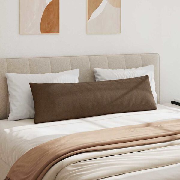 vidaXL Pohovkov&eacute; pol&scaron;t&aacute;ře 2 pcs Hněd&aacute; 145 x 40 cm textil