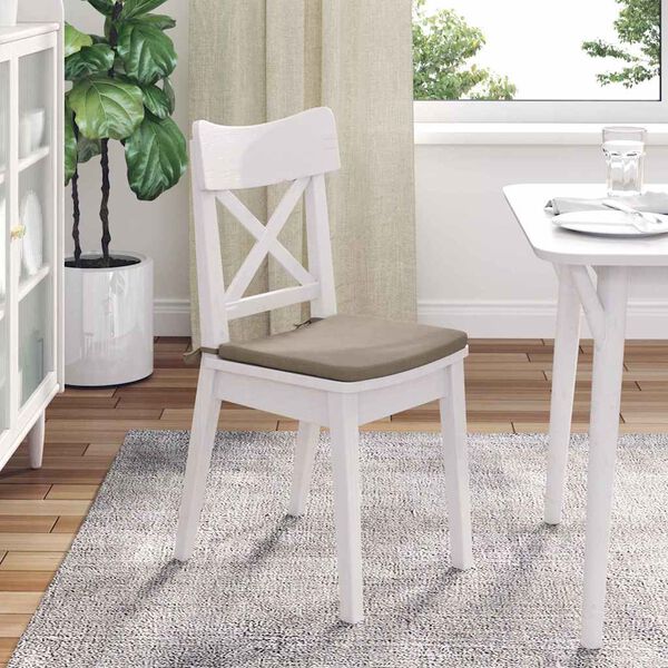 vidaXL Pol&scaron;t&aacute;ře na sedadla 4 pcs Taupe 40 x 40 x 3 cm Mikrovl&aacute;kno