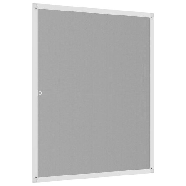 vidaXL Okenn&iacute; s&iacute;ť proti hmyzu b&iacute;l&aacute; 80 x 100 cm