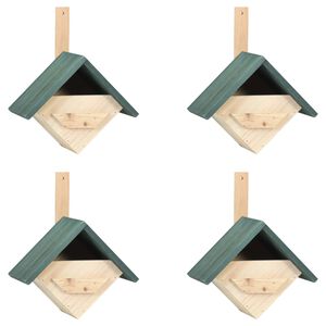 vidaXL Ptač&iacute; budky 4 ks 24 x 16 x 30 cm jedlov&eacute; dveře