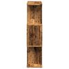 vidaXL Knihovna/dělicí stěna 3patrová old wood 70x24x97 cm kompozit