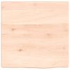 vidaXL Koupelnov&aacute; deska 40 x 40 x 2 cm neo&scaron;etřen&eacute; masivn&iacute; dřevo