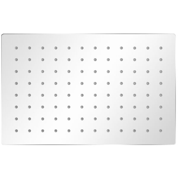 vidaXL Dešťové sprchové hlavice 2 ks 20 x 30 cm nerezová ocel