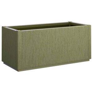 vidaXL Zahradn&iacute; květinov&yacute; box Zelen&aacute; 80 x 36 x 35 cm PP