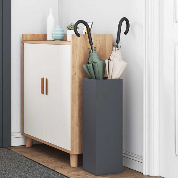 vidaXL Stojan na slunečníky Antracit 15.5 x 15.5 x 49 cm kov