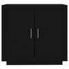 vidaXL Příborník černý 80 x 40 x 75 cm kompozitní dřevo