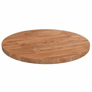 vidaXL Kulat&aacute; stoln&iacute; deska světle hněd&aacute; &Oslash;30x1,5cm o&scaron;etřen&yacute; masivn&iacute; dub