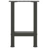 vidaXL Nohy konferenčního stolku antracitové 2 ks 28 x (42-43) cm ocelové