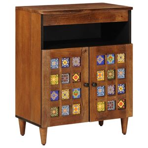 vidaXL Serv&iacute;rovac&iacute; skř&iacute;ň Vla&scaron;sk&yacute; ořech 60 x 33 x 75 cm