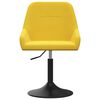 vidaXL Barov&aacute; židle hořčicově žlut&aacute; samet