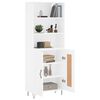 vidaXL Skříň highboard bílá 69,5 x 34 x 180 cm kompozitní dřevo